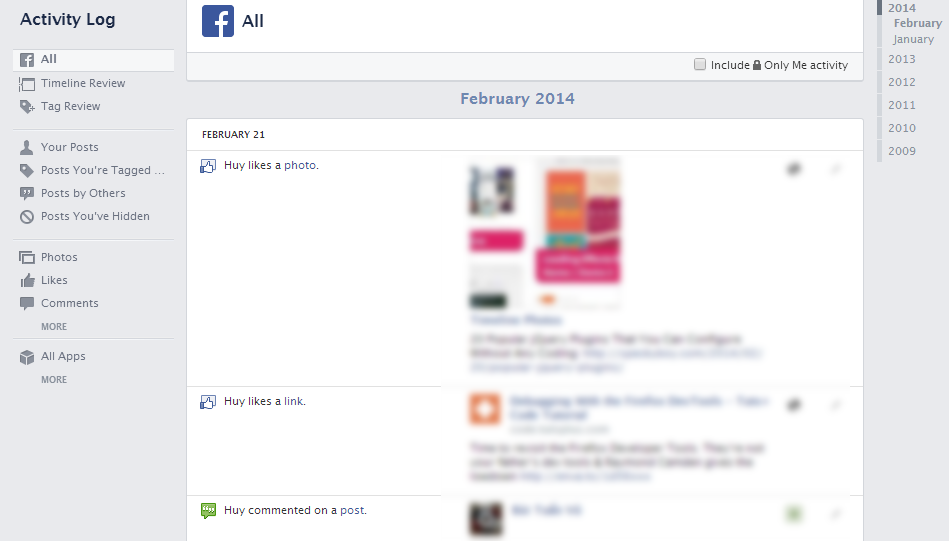 activity log Auto tag Facebook Làm thế nào để tránh?
